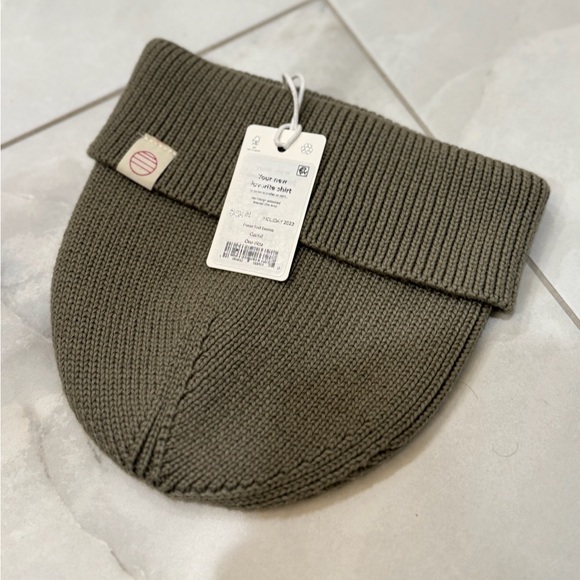 🆕 Marine Layer Fisherman Cotton Beanie in Vetiver – Soft, Ribbed Knit Winter Hat - Picture 7 of 7